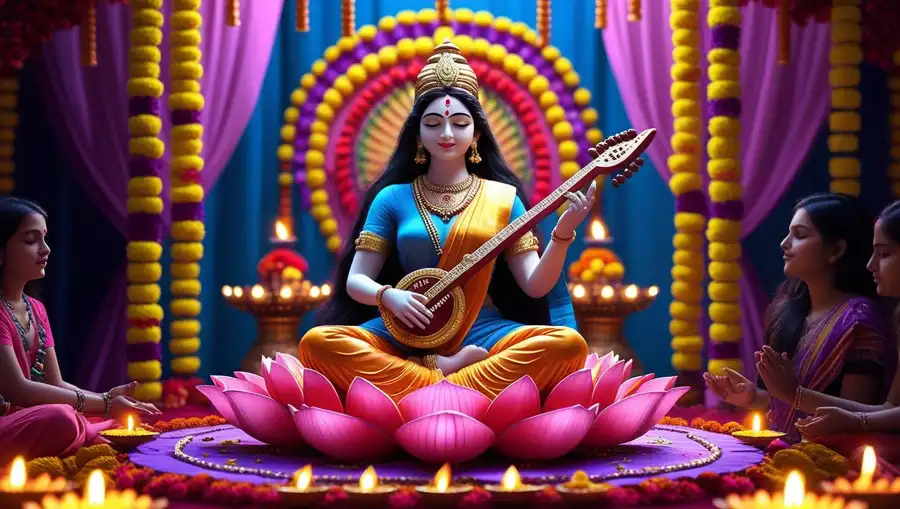 saraswati puja ,ସରସ୍ଵତୀ