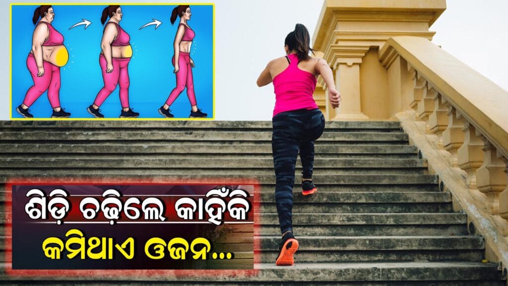 ଶିଡ଼ି ଚଢ଼ିବା ଦ୍ୱାରା ଓଜନ ହ୍ରାସ କରିବାର ଉପାୟ ବିଷୟରେ ଓଡିଆ ଆର୍ଟିକଲ୍ ଚିତ୍ର